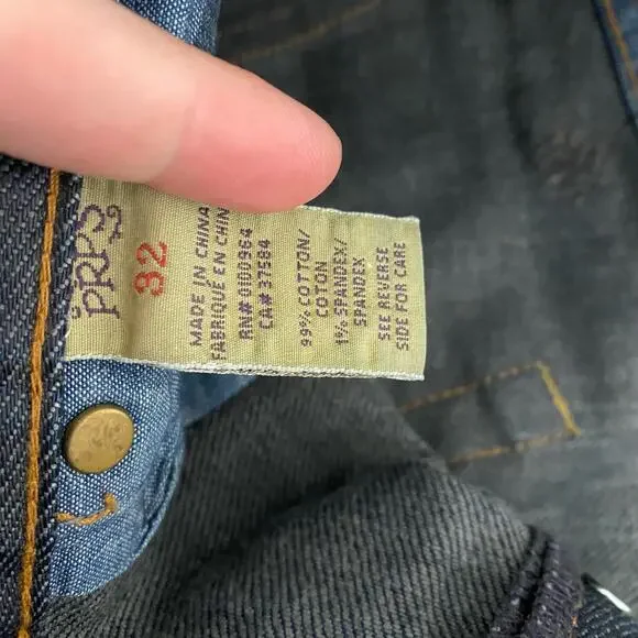 PRPS Men's Rambler Skinny Raw Rinse Japanese Denim Size 32 - Picture 7 of 8